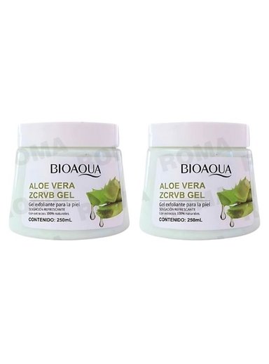 PACK 2 EXFOLIANTE EN GEL DE ALOE VERA 250ML BIOAQUA