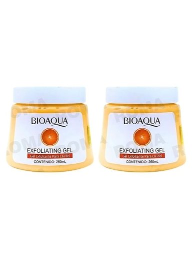 PACK 2 EXFOLIANTE EN GEL DE NARANJA 250ML BIOAQUA