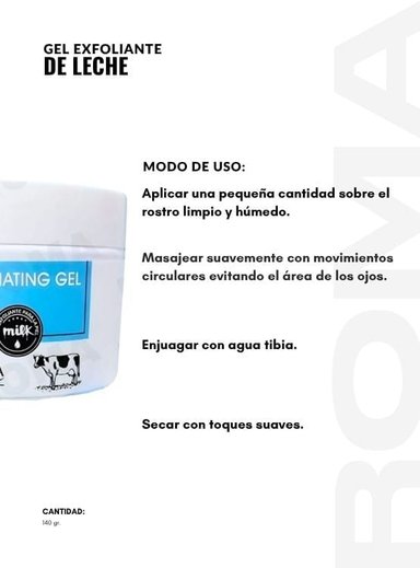 GEL EXFOLIANTE DE LECHE 140G BIOAQUA - 3