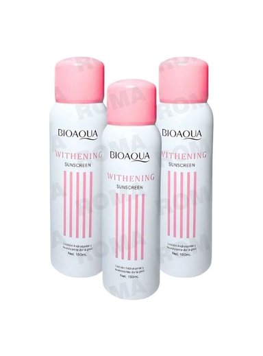 PACK 3 BLOQUEADOR BLANQUEADOR SPRAY 150ML BIOAQUA