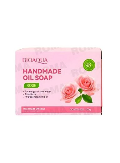 JABÓN EN BARRA DE ROSAS BIOAQUA 100G