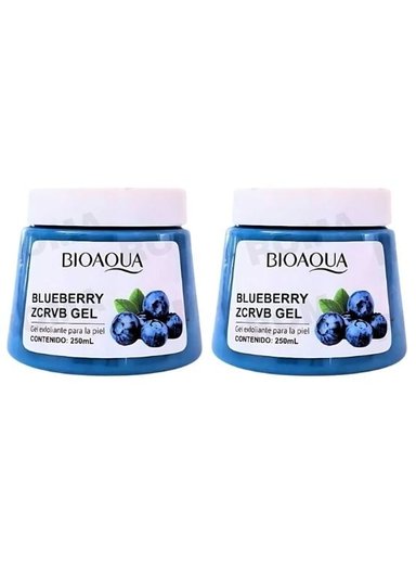 PACK 2 EXFOLIANTE EN GEL DE BLUEBERRY 250ML BIOAQUA