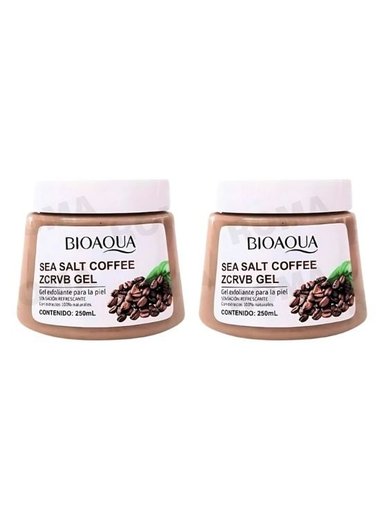 PACK 2 EXFOLIANTE EN GEL DE CAFÉ 250ML BIOAQUA