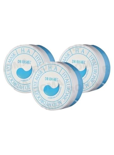 PACK 3 MASCARILLA PARA OJOS ÁCIDO HIALURÓNICO 60 PZS DR RASHEL