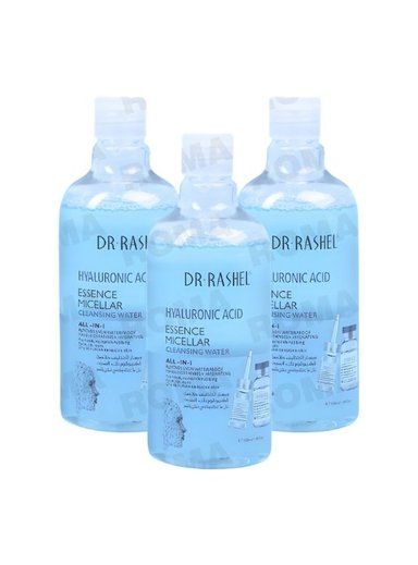 PACK 3 AGUA MICELAR ÁCIDO HIALURÓNICO 350ML DR RASHEL