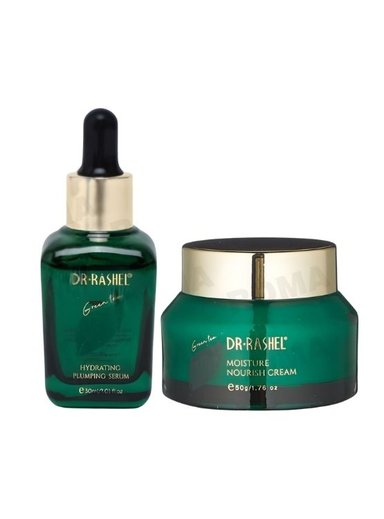 SET FACIAL TÉ VERDE SERUM Y CREMA HIDRATANE 50G DR RASHEL