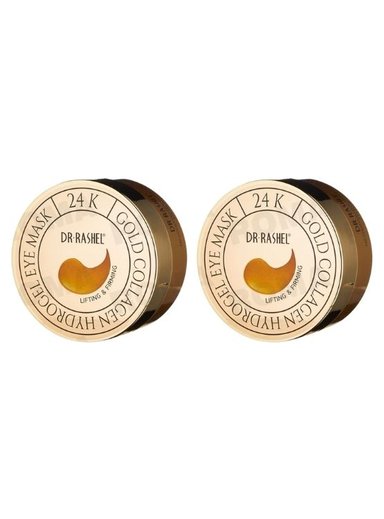 PACK 2 MASCARILLA PARA OJOS 24K GOLD 60 PZS DR RASHEL