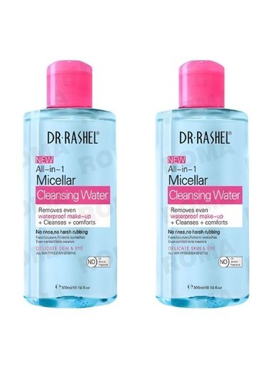 PACK 2 AGUA MICELAR LIMPIADOR BLUE 300ML DR RASHEL