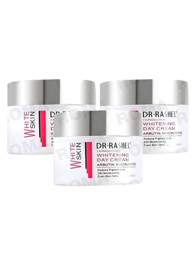 PACK 3 CREMA FACIAL DE DÍA WHITE SKIN 50G DR RASHEL