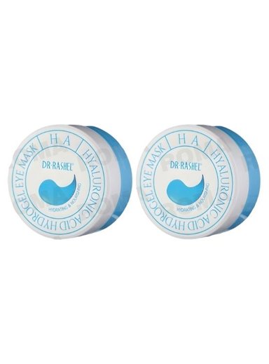 PACK 2 MASCARILLA PARA OJOS ÁCIDO HIALURÓNICO 60 PZS DR RASHEL