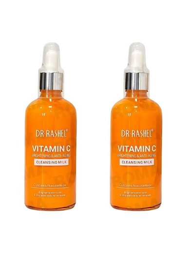 PACK 2 LECHE LIMPIADORA VITAMINA C 100ML DR RASHEL