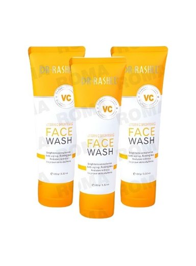 PACK 3 LIMPIADOR FACIAL VITAMINA C 100G DR RASHEL