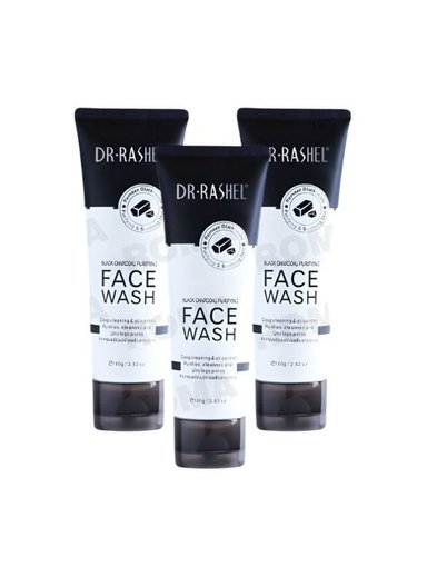 PACK 3 LIMPIADOR FACIAL CARBÓN ACTIVADO 100G DR RASHEL