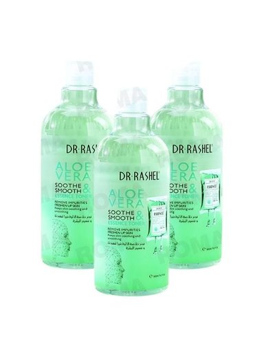 PACK 3 TÓNICO FACIAL ALOE VERA 500ML DR RASHEL