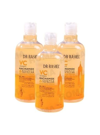 PACK 3 TÓNICO FACIAL VITAMINA C Y NIACINAMIDE 500ML DR RASHEL