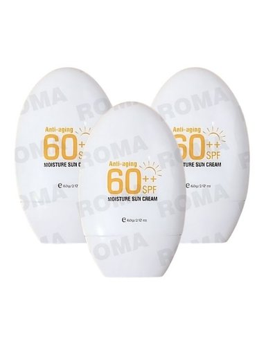 PACK 3 BLOQUEADOR SOLAR ANTIEDAD 60SPF 60G DR RASHEL