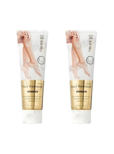 PACK 2 CREMA DEPILATORIA CORPORAL ALOE VERA Y VITAMINA E 100G DR RASHEL