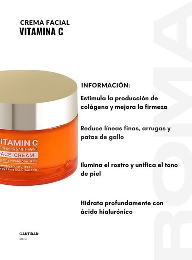 CREMA FACIAL VITAMINA C 50ML DR RASHEL - 2