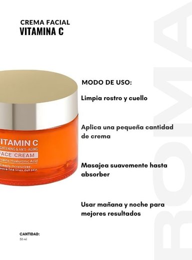 CREMA FACIAL VITAMINA C 50ML DR RASHEL - 3