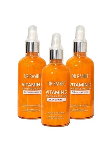 PACK 3 LECHE LIMPIADORA VITAMINA C 100ML DR RASHEL