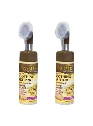 PACK 2 LIMPIADOR FACIAL EN ESPUMA AVENA 150ML WOKALI