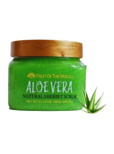 EXFOLIANTE CORPORAL ALOE VERA 600G WOKALI