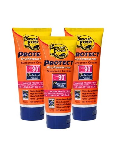 PACK 3 PROTECTOR SOLAR 90 SPF 130G WOKALI
