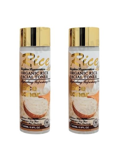 PACK 2 TÓNICO FACIAL EN GEL ARROZ 200ML WOKALI