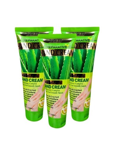 PACK 3 CREMA DE MANOS ALOE VERA 120ML WOKALI
