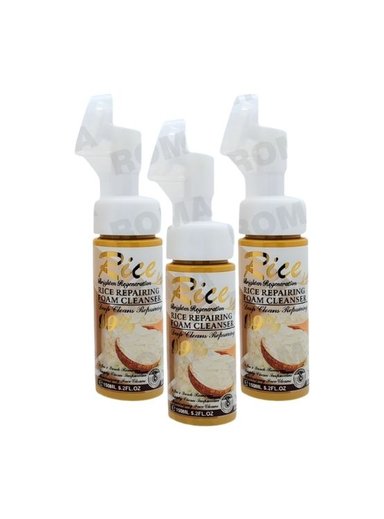 PACK 3 LIMPIADOR EN ESPUMA ARROZ 150ML WOKALI