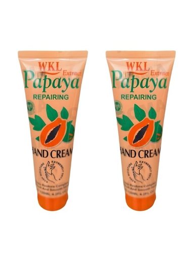 PACK 2 CREMA DE MANOS PAPAYA 120ML WOKALI