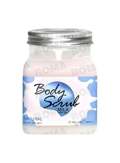 EXFOLIANTE CORPORAL BASE DE SAL DE MAR Y LECHE 500ML WOKALI