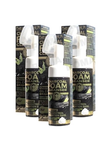 PACK 3 LIMPIADOR EN ESPUMA CARBÓN 150ML WOKALI