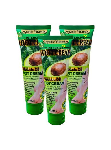 PACK 3 CREMA PARA PIES PALTA 120ML WOKALI