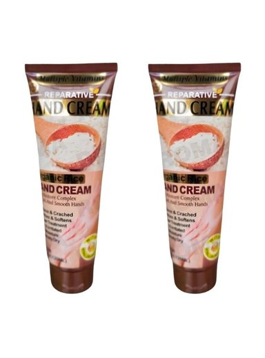PACK 2 CREMA DE MANOS ARROZ 120ML WOKALI