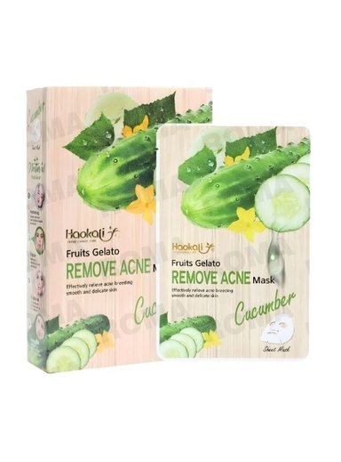 MASCARILLA FACIAL PEPINO 10UND WOKALI