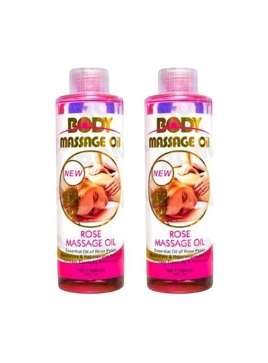 PACK 2 ACEITE CORPORAL ESENCIAL DE ROSAS 500ML WOKALI