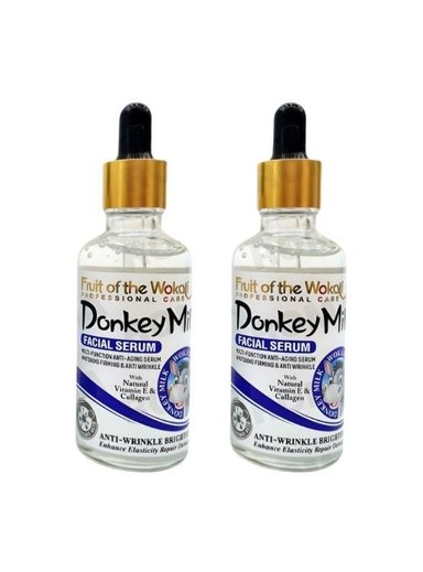 PACK 2 SERUM FACIAL DONKEY MILK 50ML WOKALI - 1