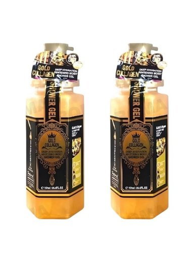 PACK 2 GEL DE DUCHA GOLD COLÁGENO 750ML WOKALI