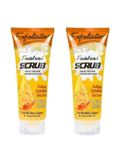 PACK 2 GEL PEELING FACIAL VITAMINA C 170ML WOKALI