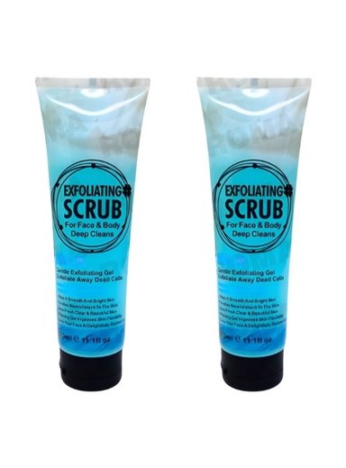 PACK 2 EXFOLIANTE FACIAL Y CORPORAL LECHE 320ML WOKALI