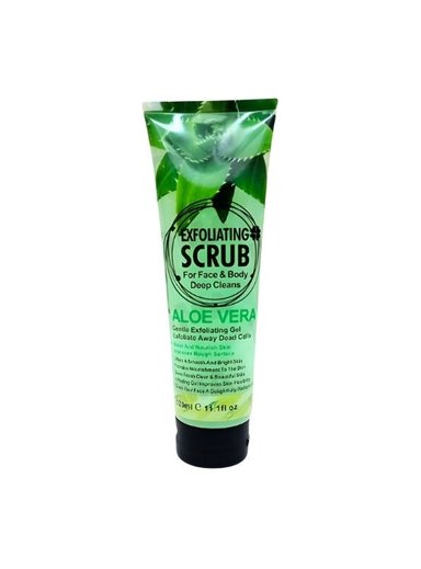 EXFOLIANTE FACIAL Y CORPORAL ALOE VERA 320ML WOKALI