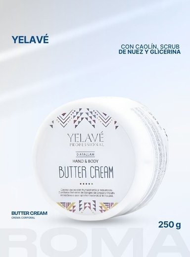 HAND Y BODY BUTTER CREAM 250G YELAVÉ
