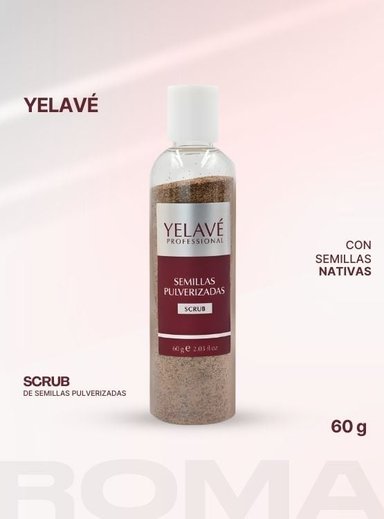 SCRUB DE SEMILLAS PULVERIZADAS 60G YELAVÉ