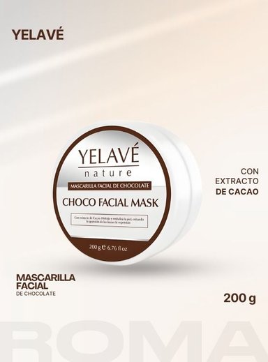 CHOCO FACIAL MASK 200G YELAVÉ