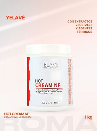 HOT CREAM NF 1KG YELAVÉ