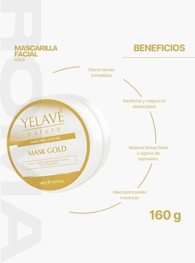 MASK GOLD 160G YELAVÉ - 2