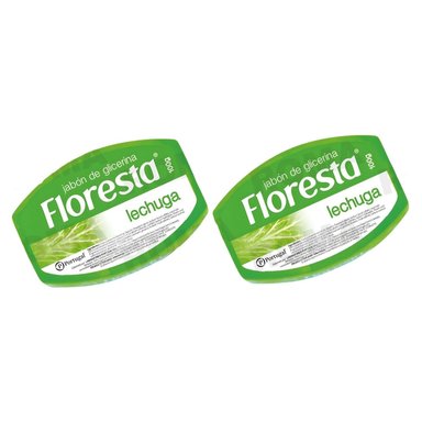 PACK 2 JABÓN CON GLICERINA LECHUGA 100G FLORESTA