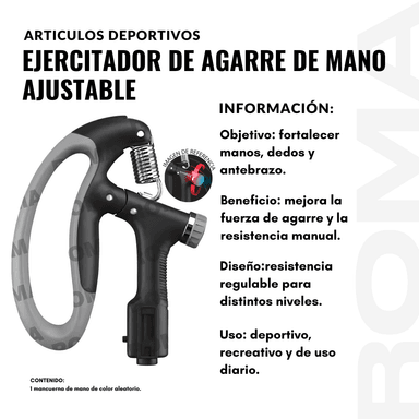 EJERCITADOR DE AGARRE DE MANO AJUSTABLE - 2