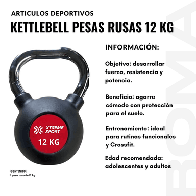 KETTLEBELL PESAS RUSAS 12 KG - 2